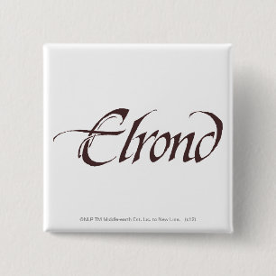 ELROND™ Name Solid 2 Inch Square Button