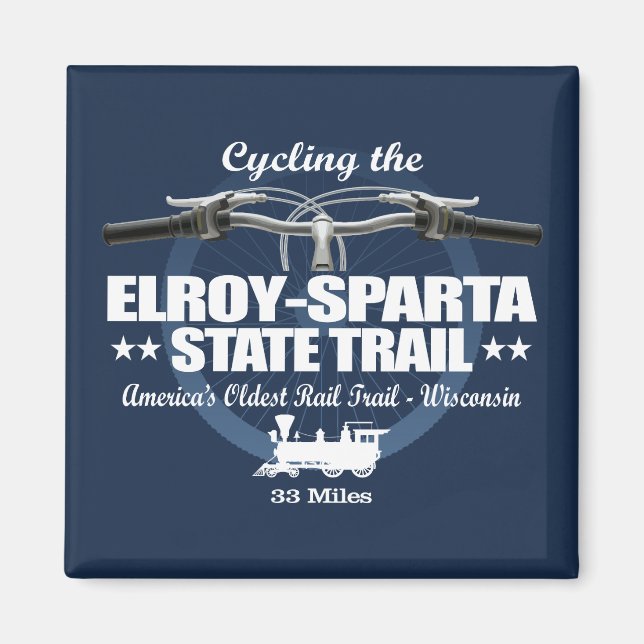 Elroy-Sparta State Trail (H2) Magnet (Front)