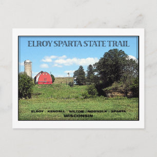 Elroy Sparta State Trail Postcard