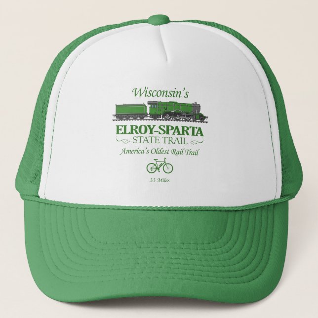 Elroy-Sparta State Trail (RT2) Trucker Hat (Front)