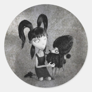 Elsa and Persephone Classic Round Sticker