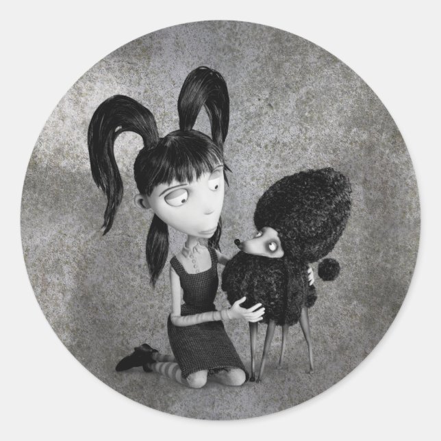 Elsa and Persephone Classic Round Sticker (Front)
