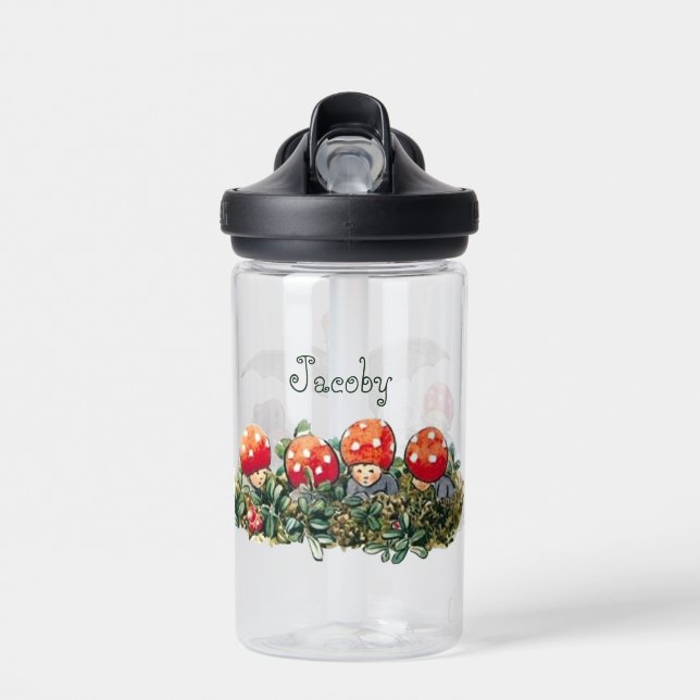 Elsa Beskow Children of the Forest Bowl Water Bottle (Front)