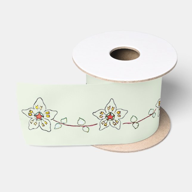 Elsa Beskow Flower Vine  Satin Ribbon (Spool)