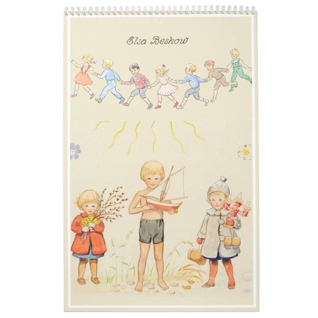 Elsa Beskow Wall Calendar (Cover)