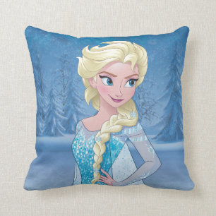 Elsa   Eternal Winter Throw Pillow