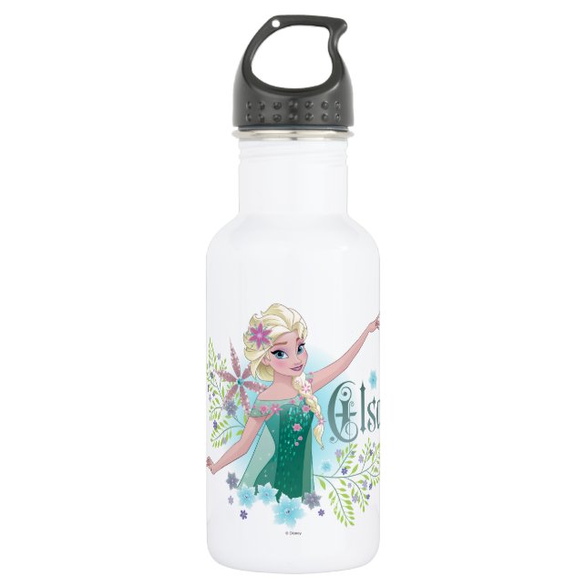 Elsa | Giving from the Heart 532 Ml Water Bottle (Front)