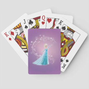 Elsa   Love Thaws, Love Glows Playing Cards