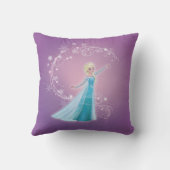 Elsa | Love Thaws, Love Glows Throw Pillow (Back)