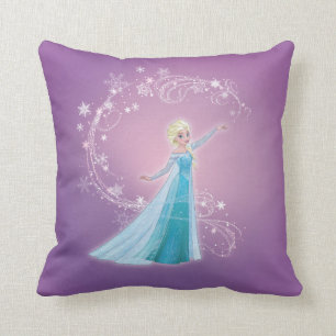 Elsa   Love Thaws, Love Glows Throw Pillow
