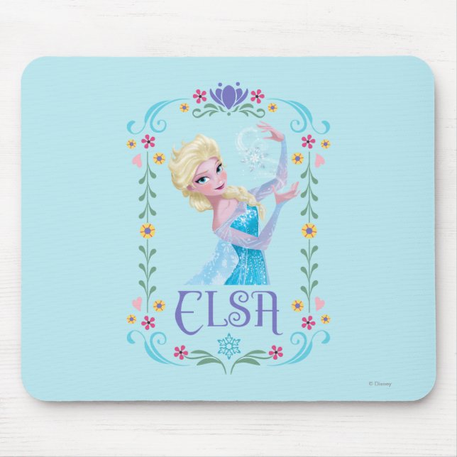 Elsa | My Powers are Strong Mouse Pad (Front)