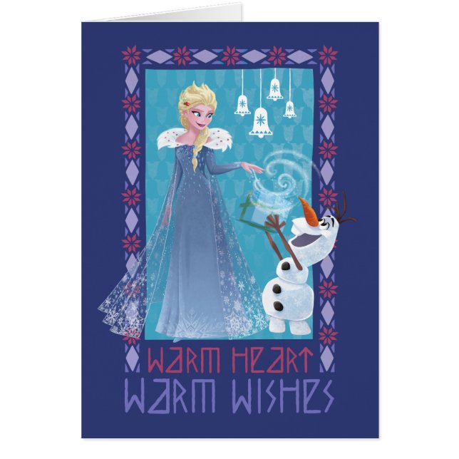 Elsa & Olaf | Warm Heart Warm Wishes (Front)