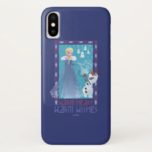Elsa & Olaf   Warm Heart Warm Wishes iPhone X Case