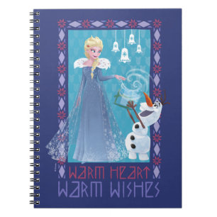 Elsa & Olaf   Warm Heart Warm Wishes Notebook