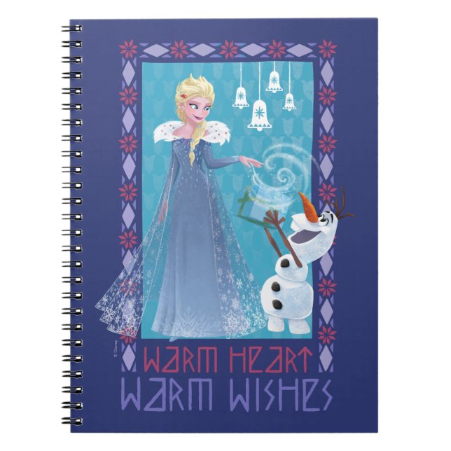 Elsa & Olaf | Warm Heart Warm Wishes Notebook (Front)