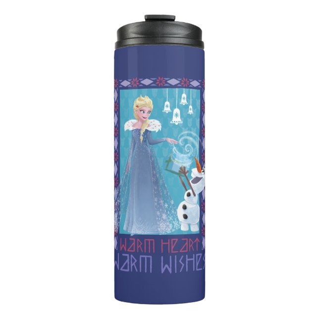 Elsa & Olaf | Warm Heart Warm Wishes Thermal Tumbler (Front)