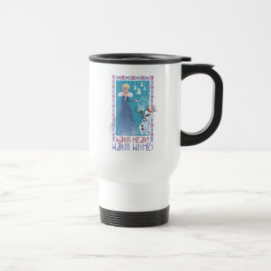 Elsa & Olaf Warm Heart Warm Wishes Travel Mug