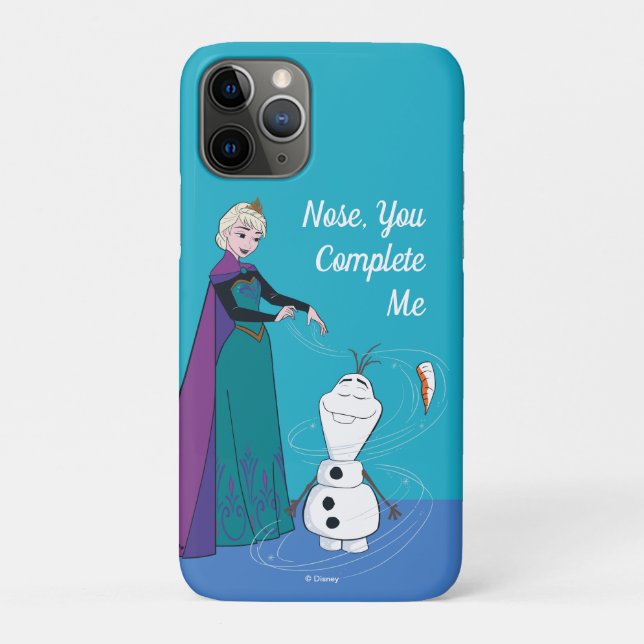 Elsa Permafrosting Olaf Case-Mate iPhone Case (Back)
