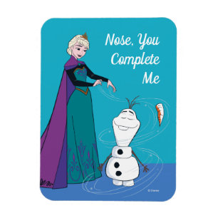 Elsa Permafrosting Olaf Magnet