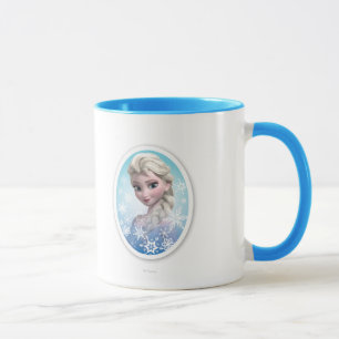Elsa   Snowflake Frame Mug