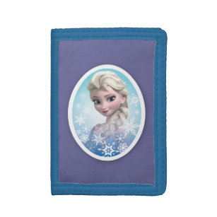 Elsa   Snowflake Frame Trifold Wallet