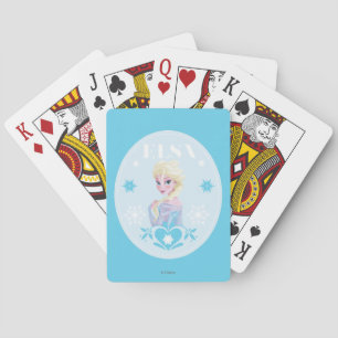 Elsa Snowflakes Playing Cards