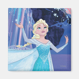 Elsa   Sparkling, Elegant Ice Magnet