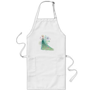 Elsa Summer Wish with Flowers Long Apron