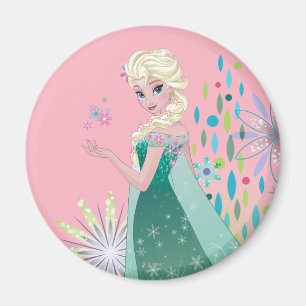 Elsa   Summer Wish with Flowers Magnet