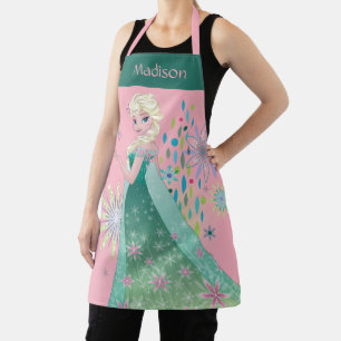 Elsa   Summer Wish with Flowers Personalized Apron