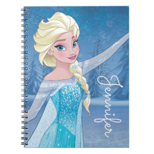 Elsa   Winter Magic - Personalized Notebook