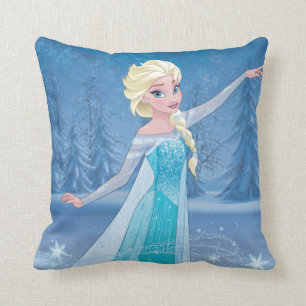 Elsa   Winter Magic Throw Pillow
