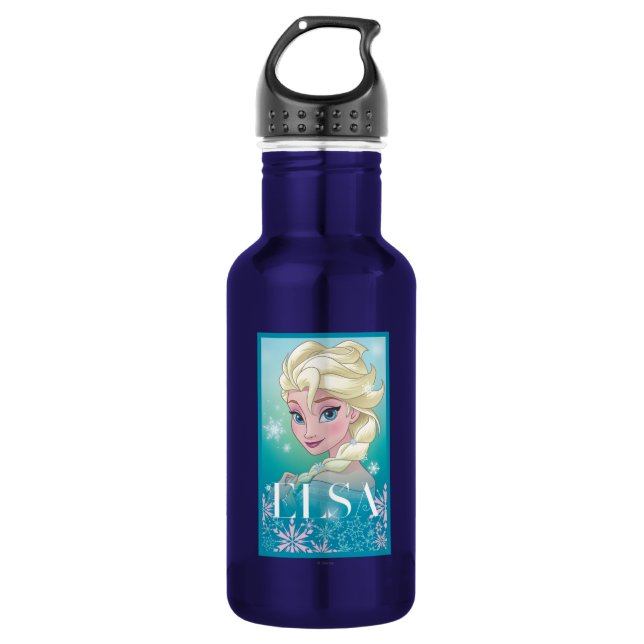 Elsa | Winter Portrait 532 Ml Water Bottle (Front)