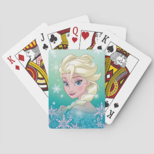 Elsa   Winter Portrait Playing Cards