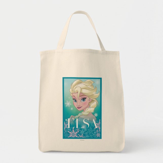 Elsa | Winter Portrait Tote Bag (Front)