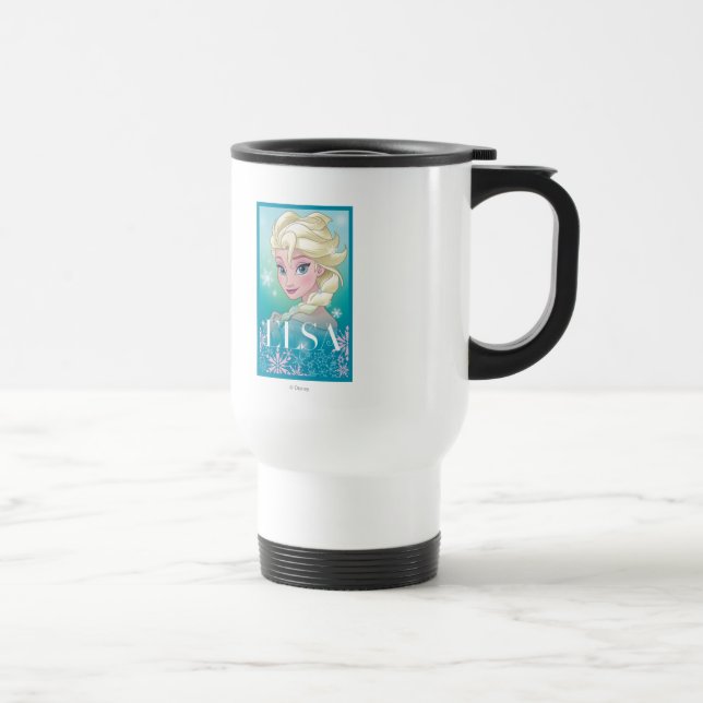 Elsa | Winter Portrait Travel Mug (Right)
