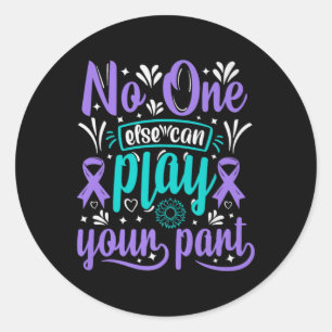 Else Can Play Your Part Premium  Classic Round Sticker
