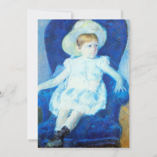Elsie in a Blue Chair Mary Cassatt