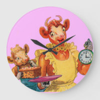 Elsie the Cow and daughter Beulah - It's Cake Time