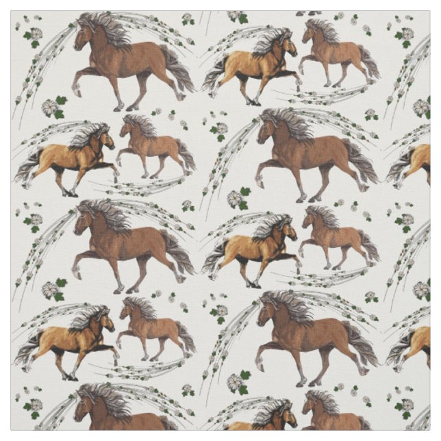 Elska and the Flowers Fabric (Swatch)