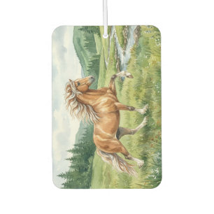 Elska Icelandic Horse Watercolor landscape Air Freshener