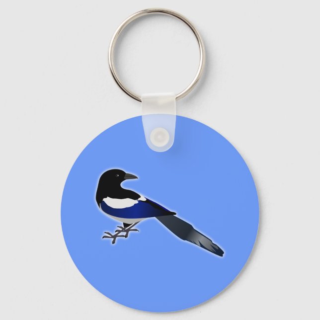 Elster Magpie Keychain (Front)
