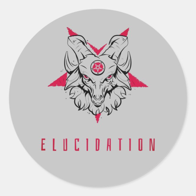 Elucidation - Bringer of Light Classic Round Sticker (Front)