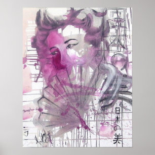 Elusive Beauty - Geisha Print