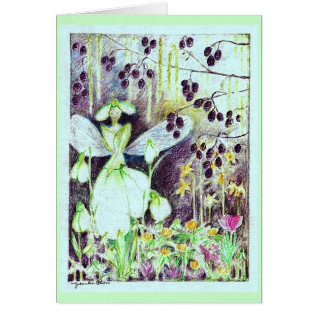 Elve "Galanthus " de perce-neige (Devant)