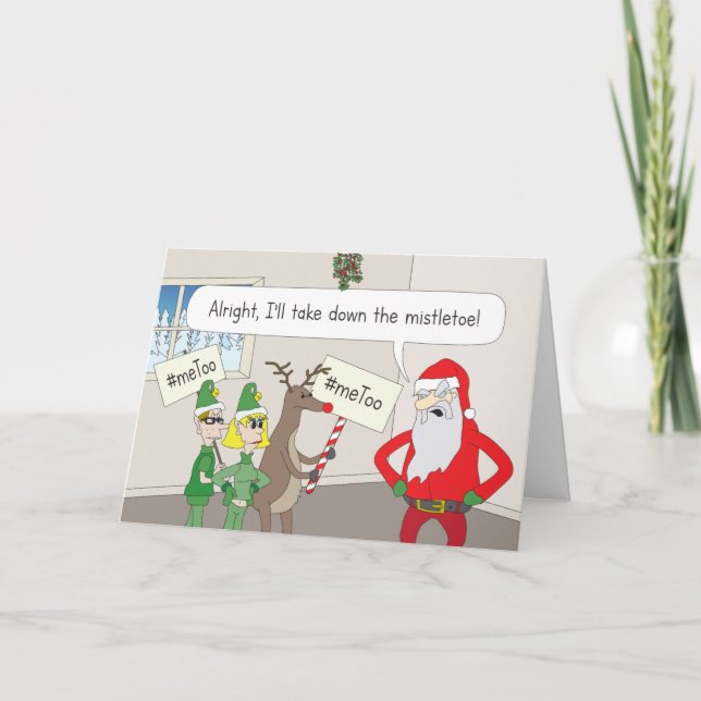 "Elven Allegations" Christmas Card (Front)