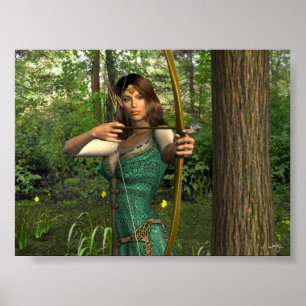 'Elven Archer' Print