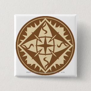 Elven Flag 2 Inch Square Button