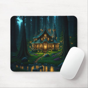 Elven Glade Castle Mouse Pad