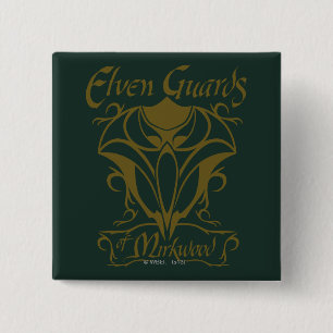 Elven Guards of Mirkwood Name 2 Inch Square Button